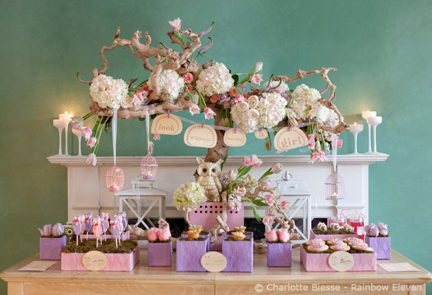 Baby shower best sale girl sweet table