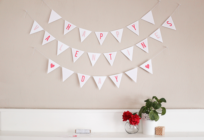 valentine s day printable diy bunting national association of professional child photographers