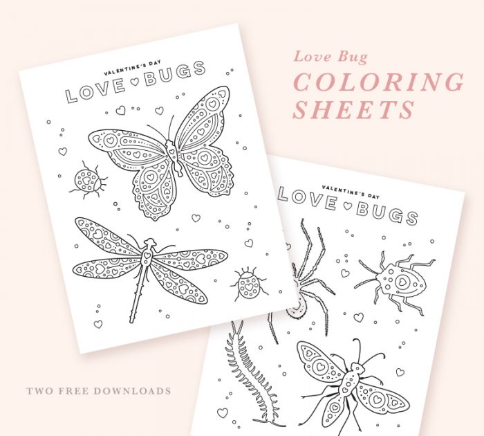 Love Bugs Free Coloring Sheet Printable!  National Association of